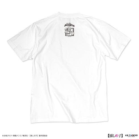 『【推しの子】』TVアニメ第2弾 モノトーンシーンイラストTシャツ 1(アイ)ホワイト